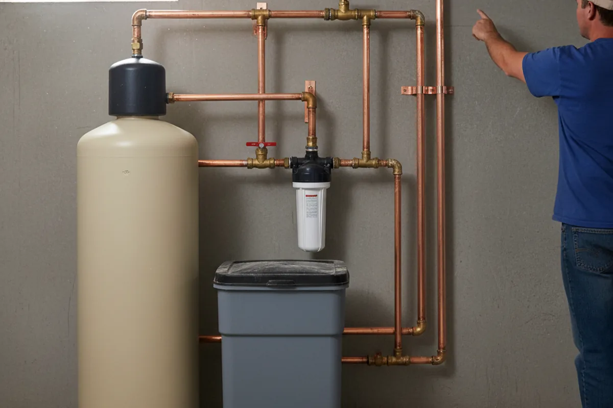Whole-house water treatment system installed in Conyngham